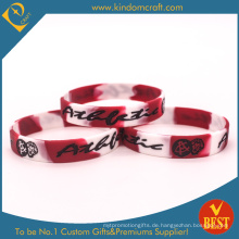 2015 Custom Debossed Silikon Wristband für Werbegeschenk